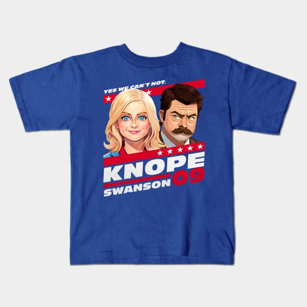 Knope Swanson 09 Kids T-Shirt by MitchLudwig